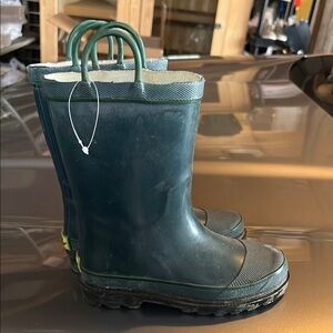 Kids Green Rain Boots